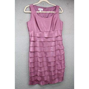 Lizzatti Collection Sleeveless Empire Waist Tiered Dress-Size 8